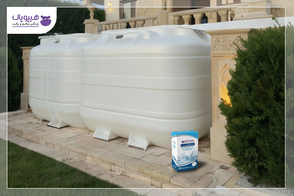 استفاده از قرص آب آشامیدنی در مخزن آب