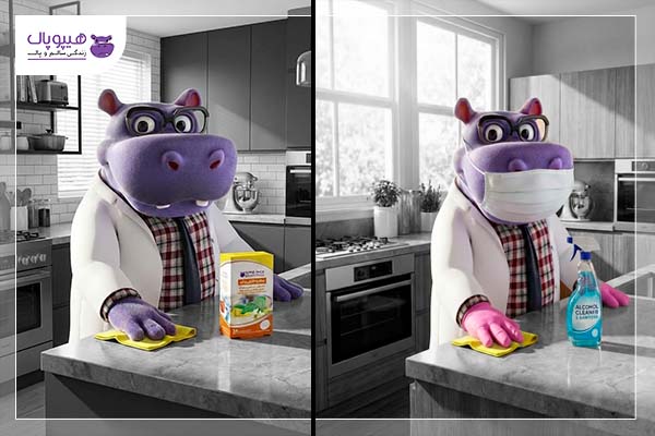 مقایسه ضدعفونی الکلی و غیر الکلی